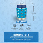 Lunchbots Thermal Dots - 12oz - Aqua