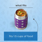 Lunchbots Thermal Dots - 12oz - Purple