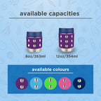 Lunchbots Thermal Dots - 12oz - Purple