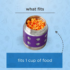 Lunchbots Thermal Dots - 8oz - Purple