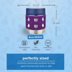 Lunchbots Thermal Dots - 8oz - Purple