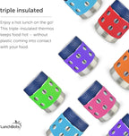 Lunchbots Thermal Dots - 8oz - Purple