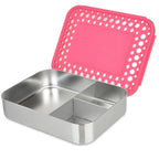 Lunchbots Large Bento Box - Trio - Pink