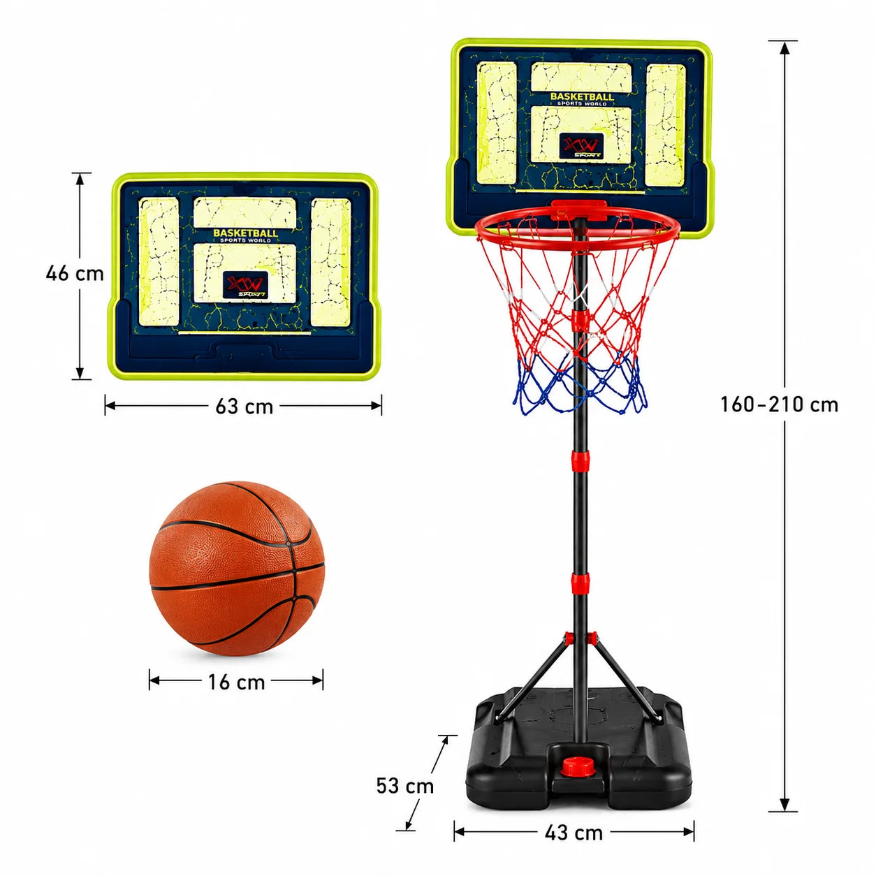 Light-Up Basketball Hoop