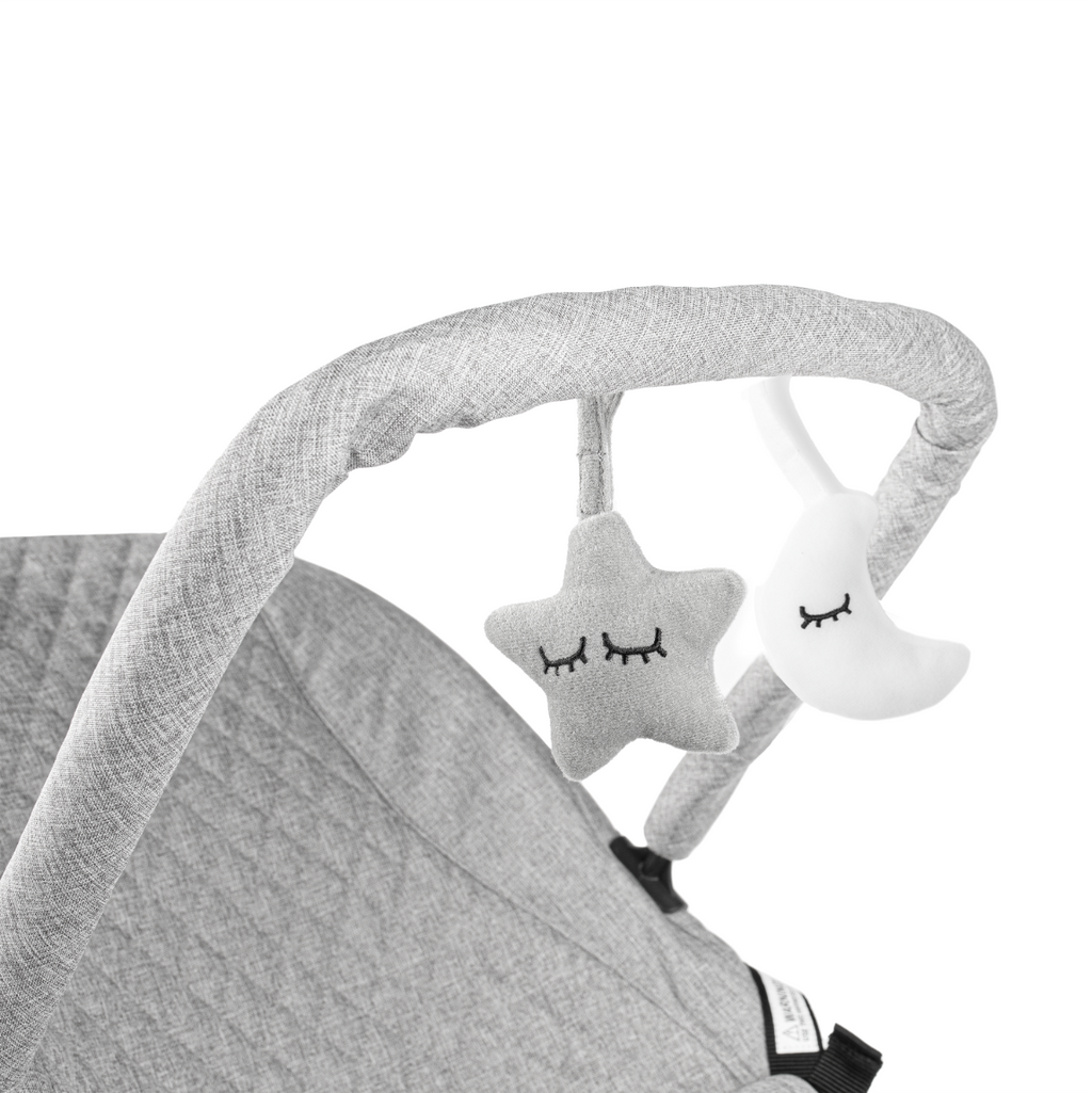 بيبي فيرن - كرسي هزاز -  رمادي