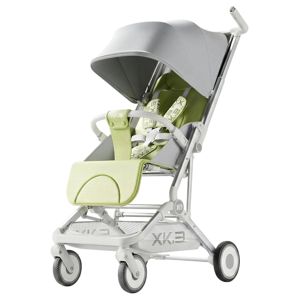 Lightweight Foldable Baby Stroller – Light Green