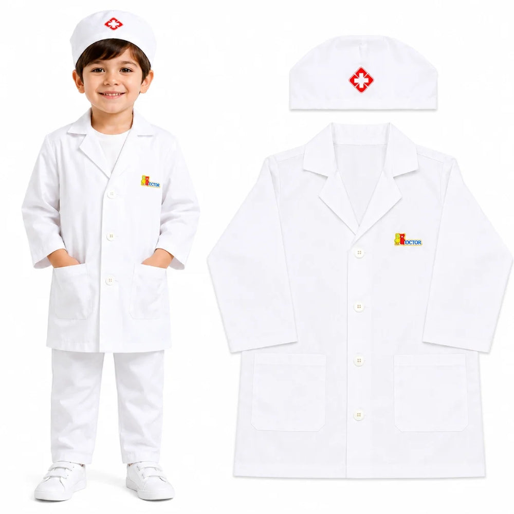viga Little Doctor Uniform &Hat
