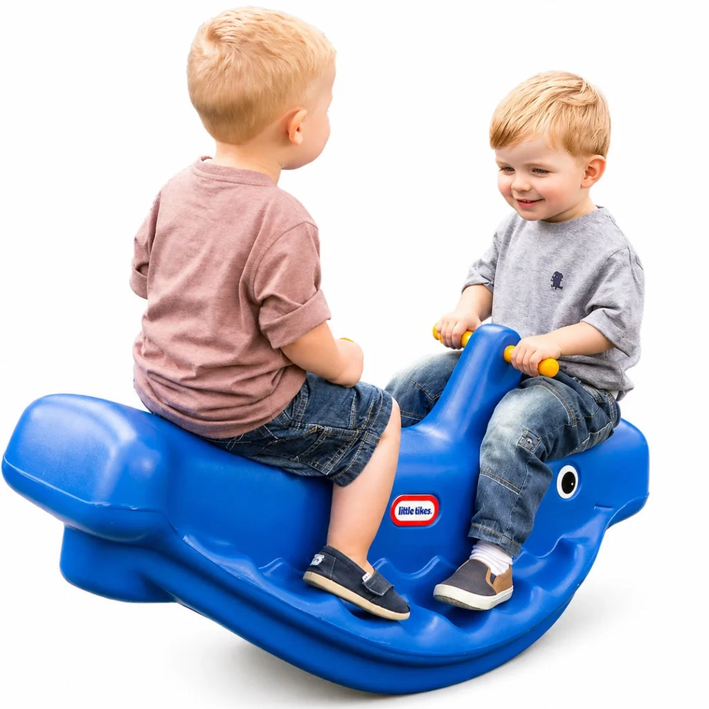 Little Tikes Kids Whale Seesaw Teeter Totter Outdoor Indoor Balance Play