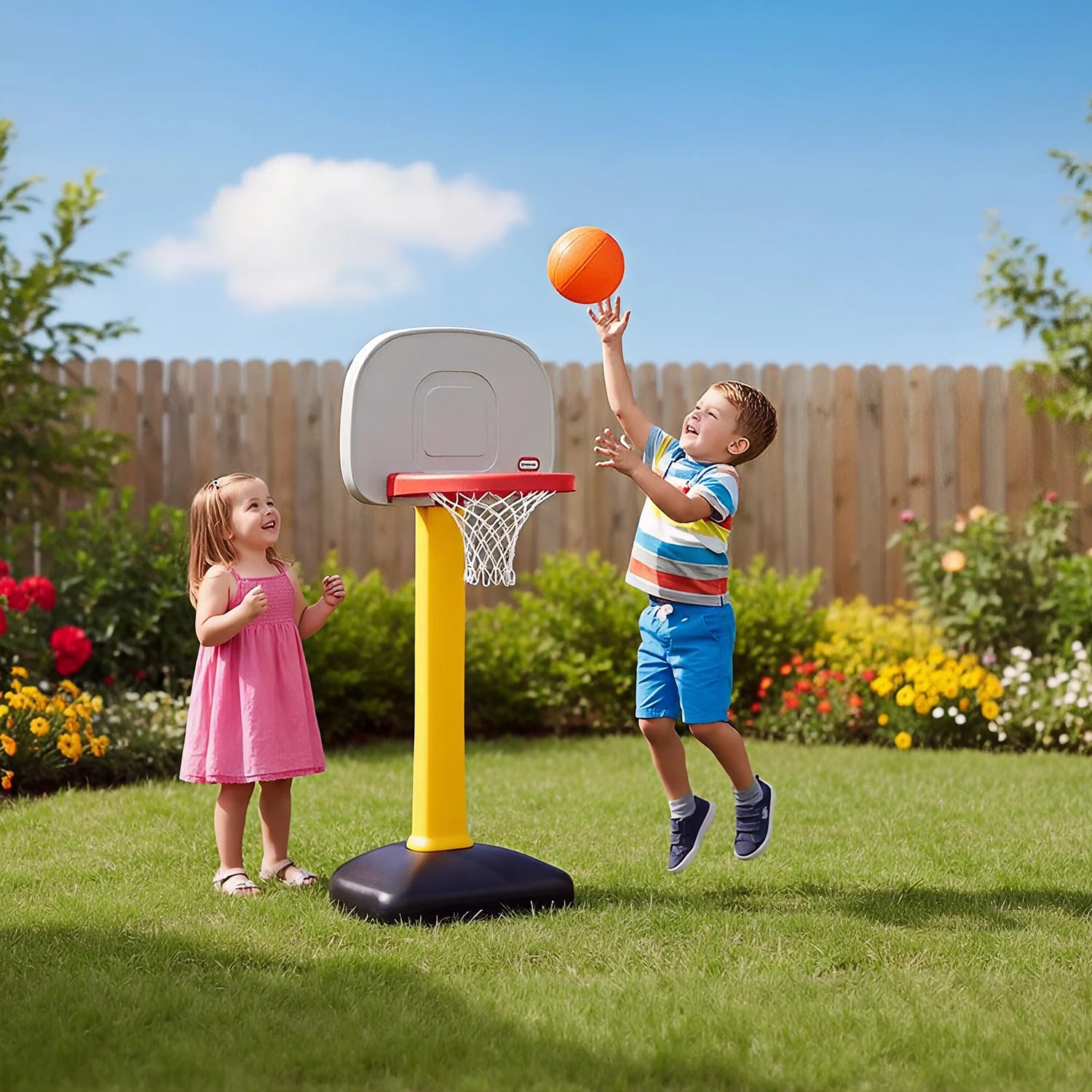 Little Tikes TotSports Kids Basketball Set