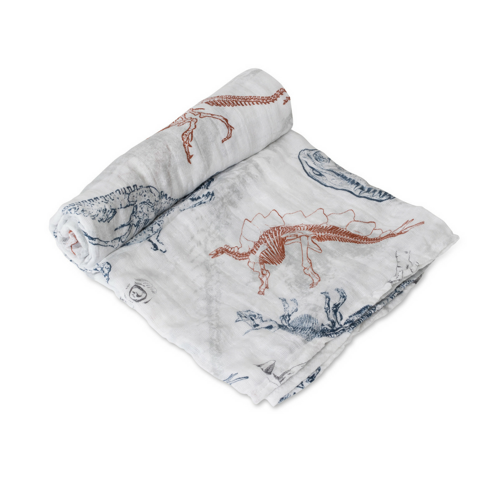 Jurassic World x Little Unicorn Cotton Muslin Swaddle - Paleontologic