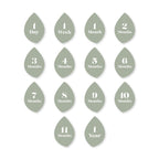 Lulujo Baby's First Year Blanket&Cards Set - Sweet as a Peach