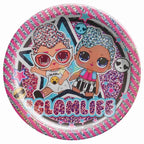 LOL SURPRISE TOGETHER P.PLATE-8PCS