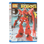Red Robot Building Blocks Set