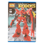 Red Robot Building Blocks Set