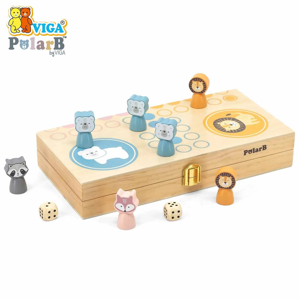 Ludo Wooden Board Game Set for Kids