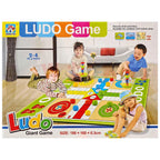 RONG FEI Giant Ludo Game Mat 180x160CM Foldable Family Toy