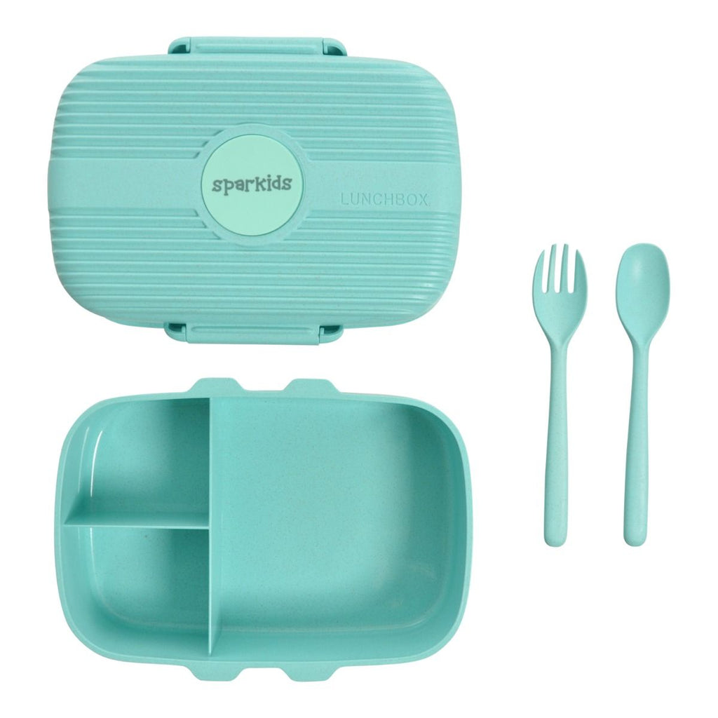 Sparkids eco friendly blue lunch box