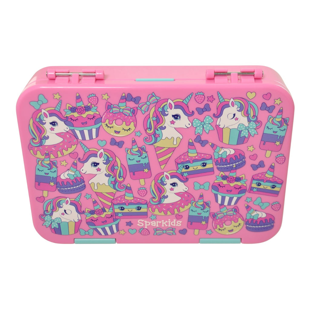 SPARKIDS - LUNCH BOX 4COMPARTMENT- UNICORN