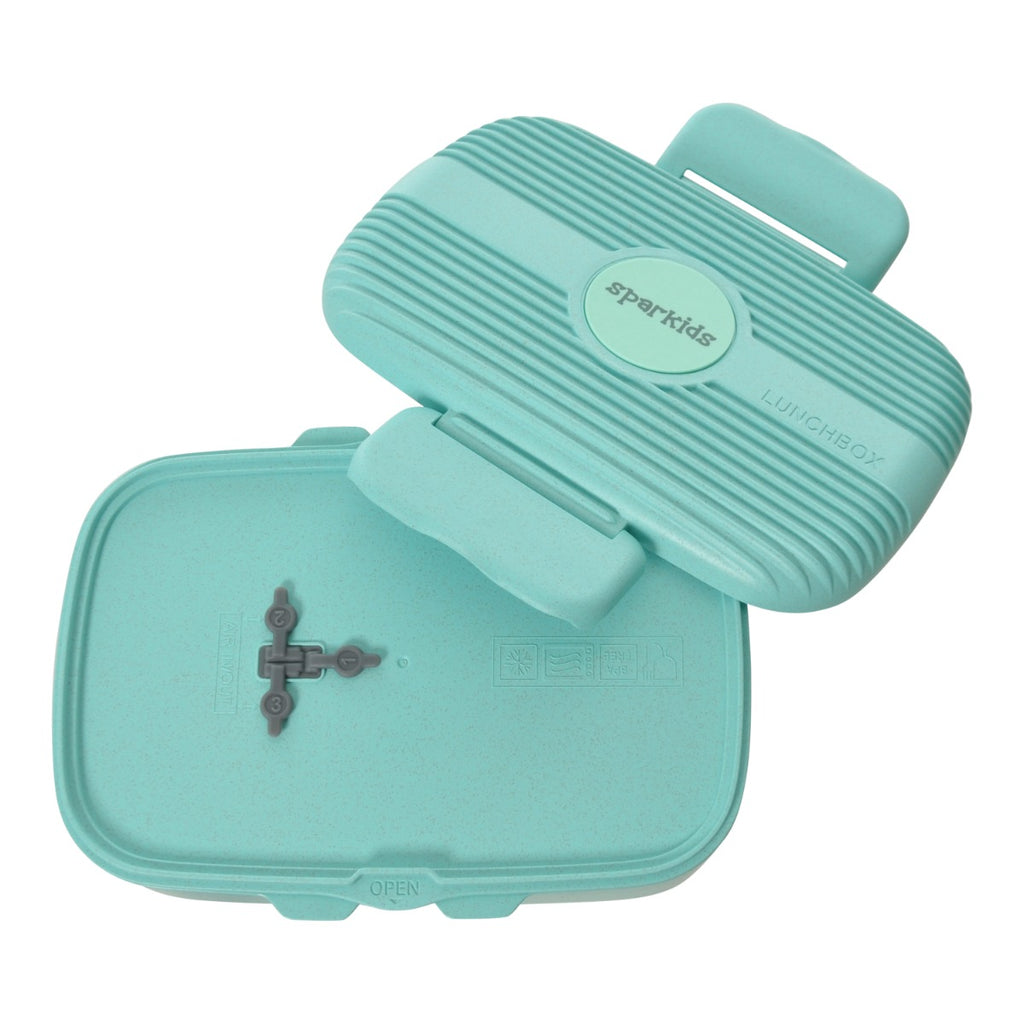 Sparkids eco friendly blue lunch box