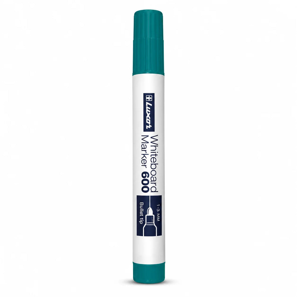 Luxor 600 Green Whiteboard Marker – 1–3 mm Bullet Tip