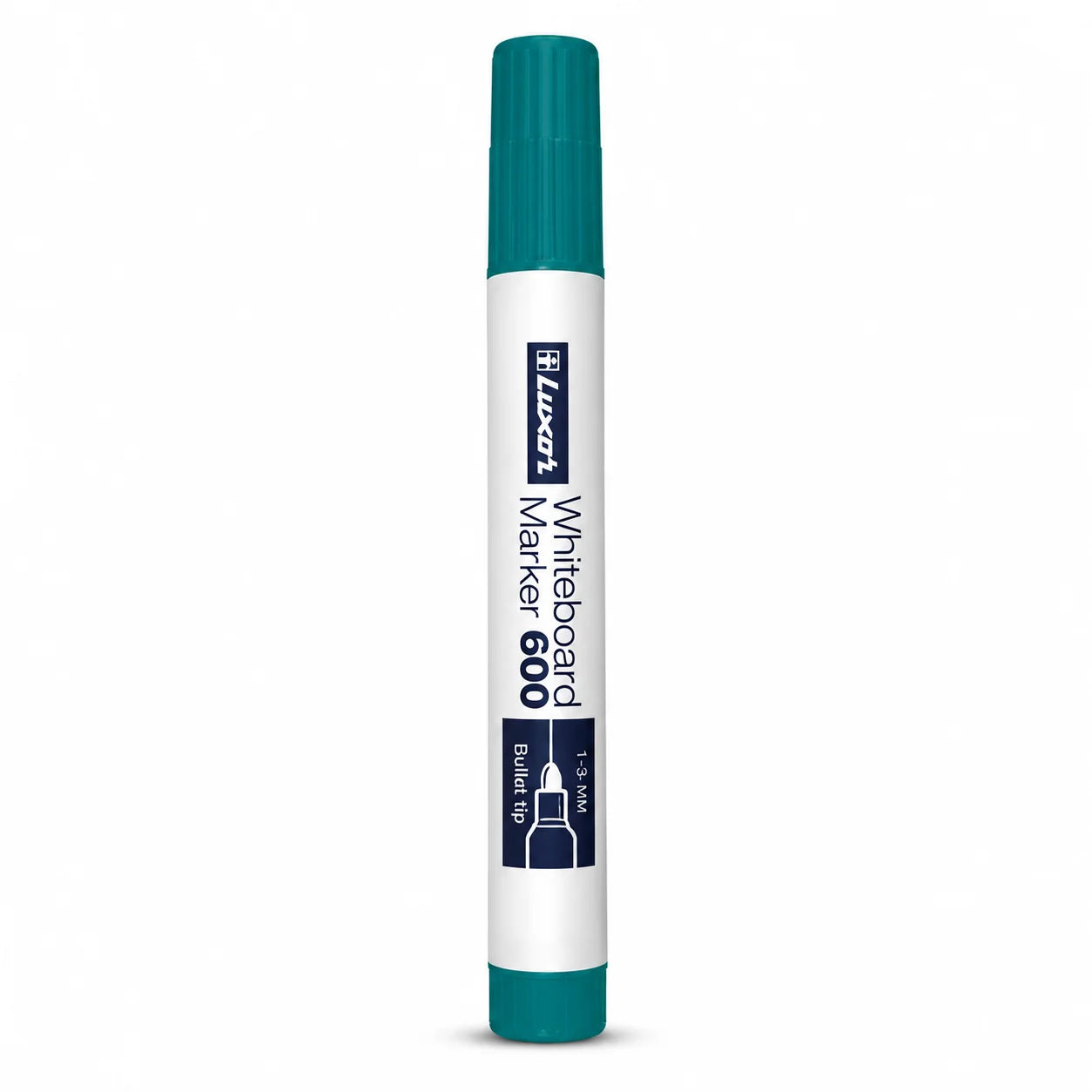 Luxor 600 Green Whiteboard Marker – 1–3 mm Bullet Tip