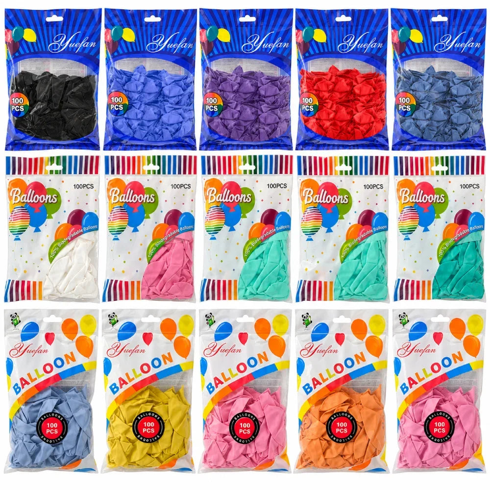 Macaron Color Balloons 18 Colors