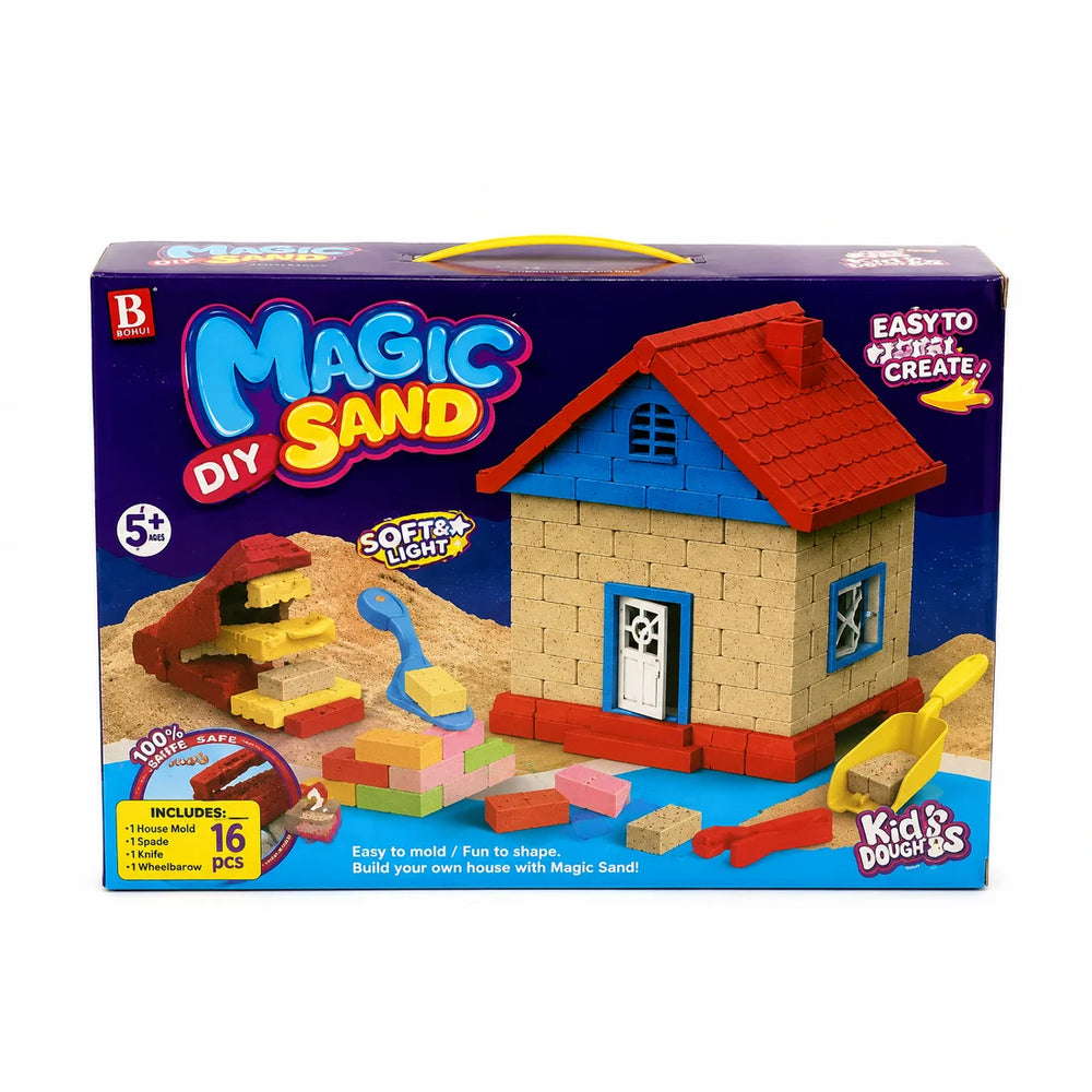 Magic DIY Sand Build-a-House Set