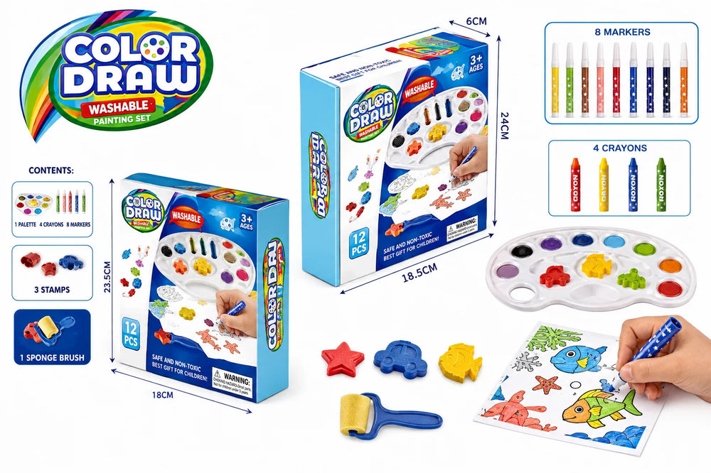 Magic Paint Brush Drawing Set