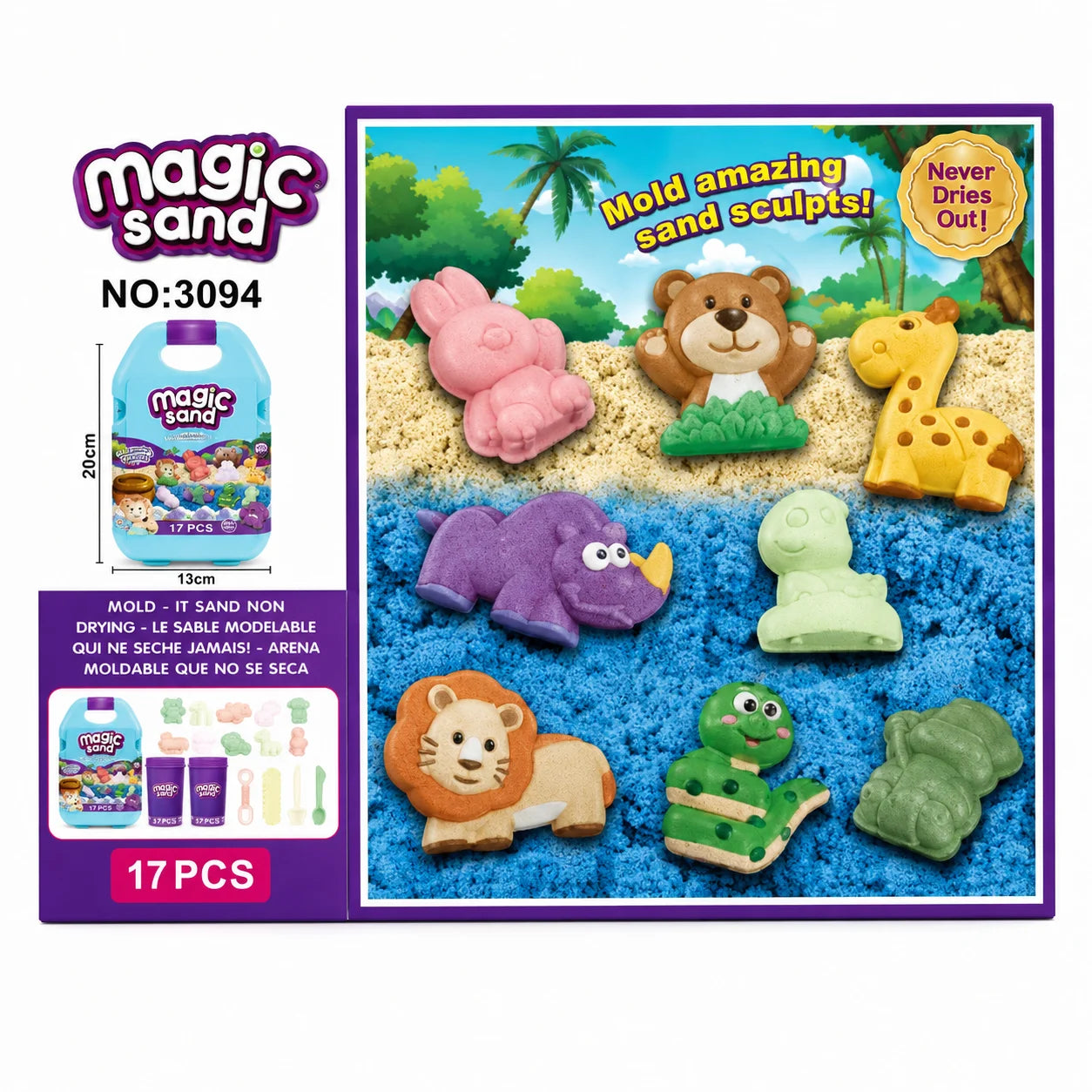 Magic Sand Animal Moulds