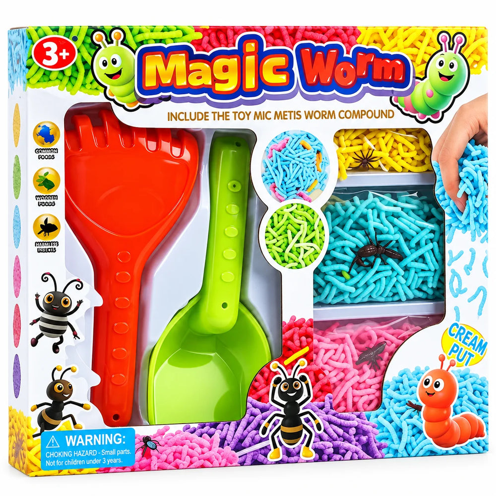 Magic Worm Sensory Play Set – Small
