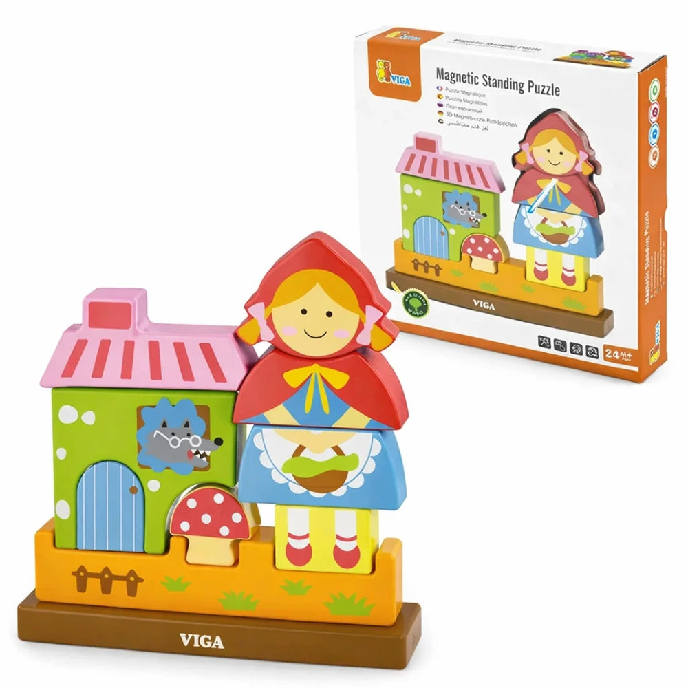 Magnetic 3D Puzzle Red Riding Hood Kids Educational Stacking Toy