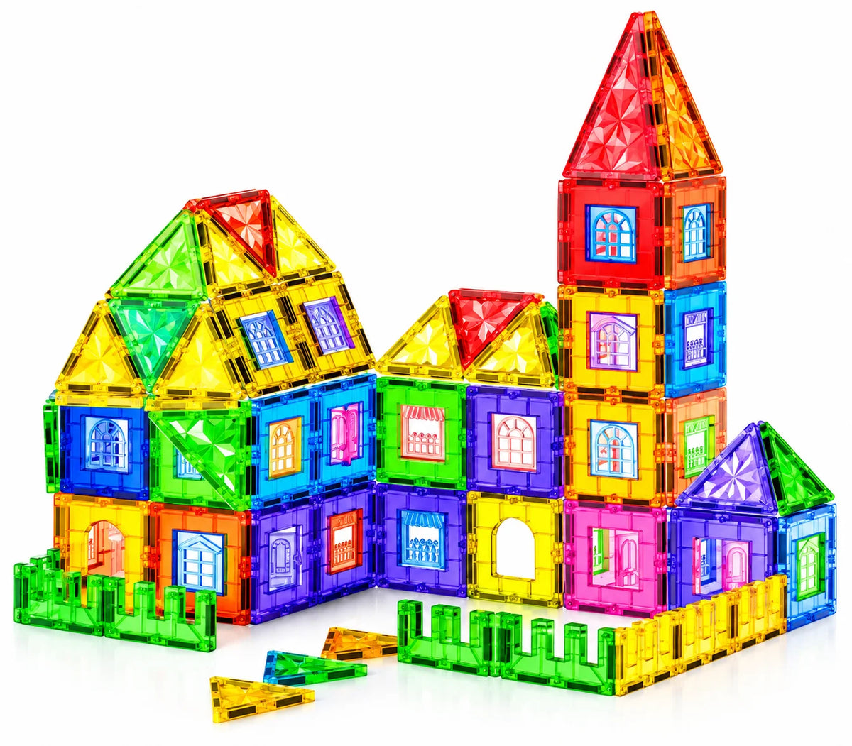 Magnetic Building Tiles – 135 Pcs