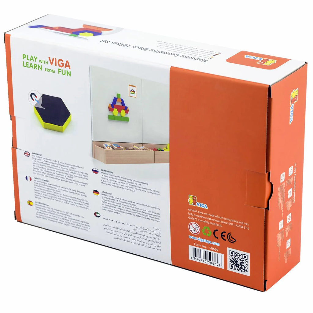 Magnetic Geometric Block 102pcs Set