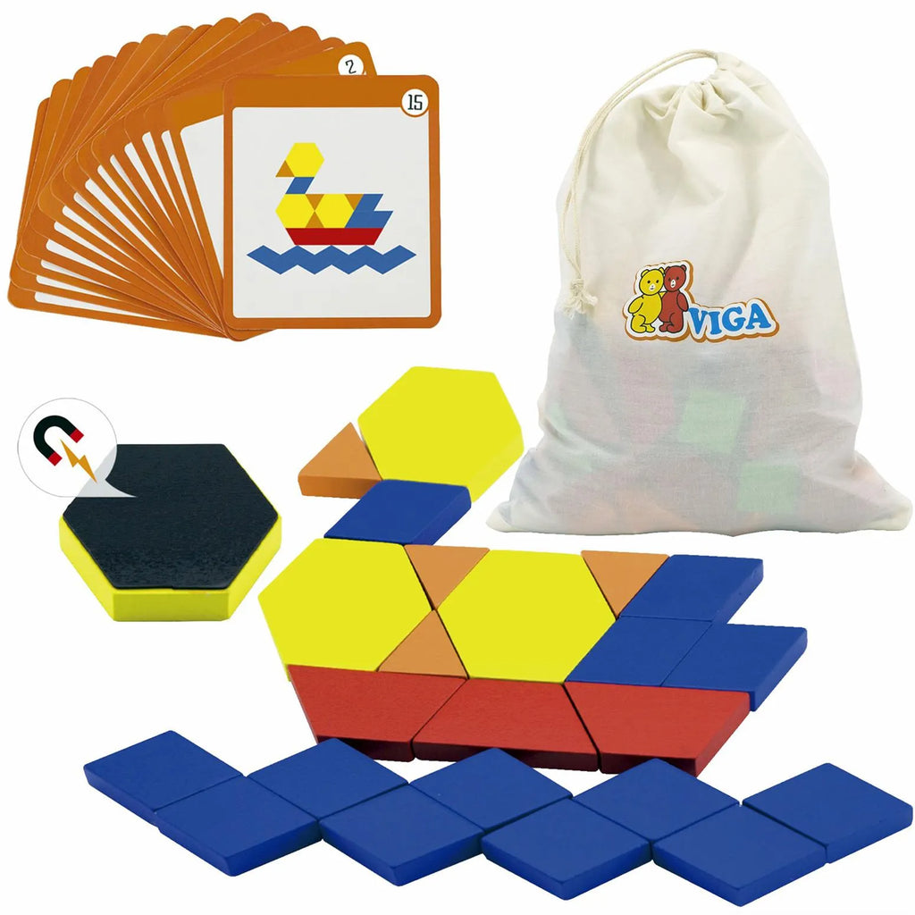 Magnetic Geometric Block 102pcs Set