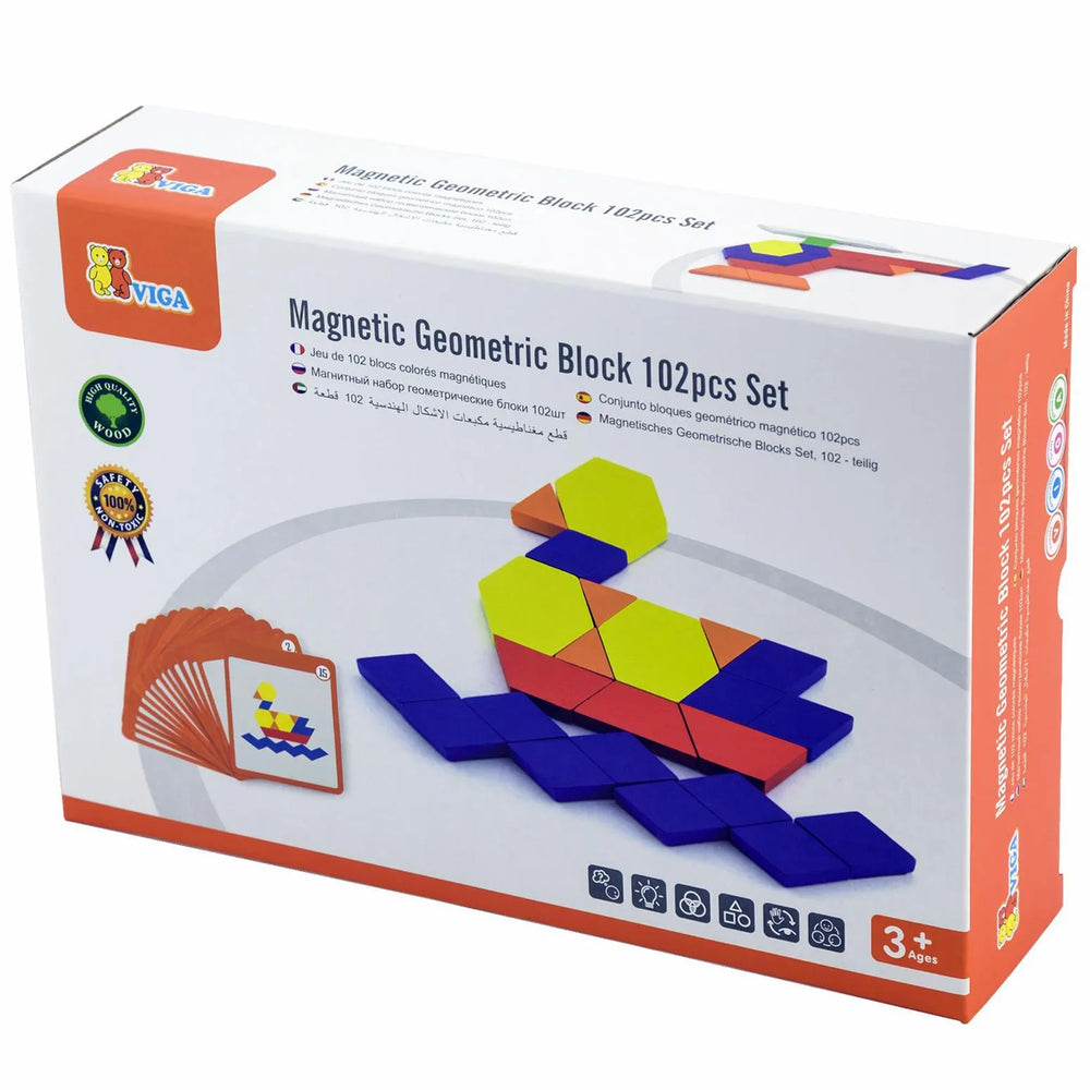 Magnetic Geometric Block 102pcs Set