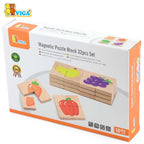Viga Magnetic Puzzle Block  - 32pcs Set Fruits