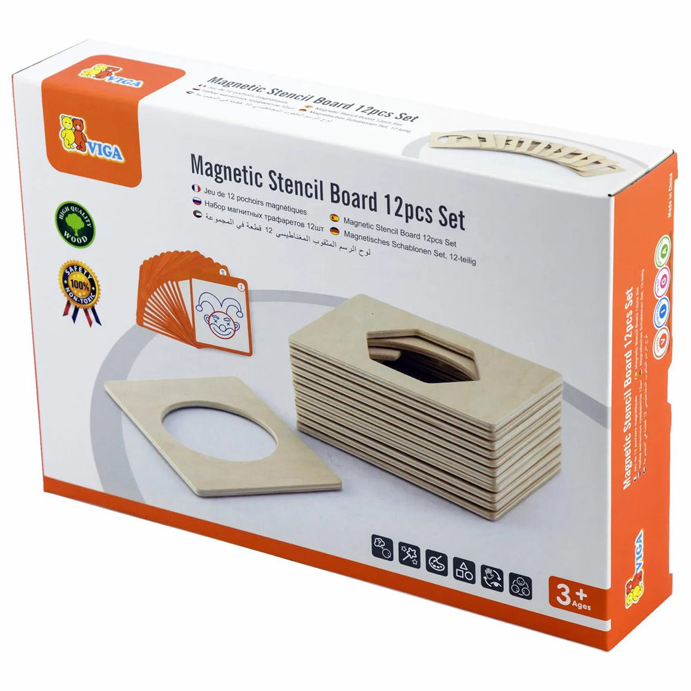 Magnetic Stencil Board 12pcs Set
