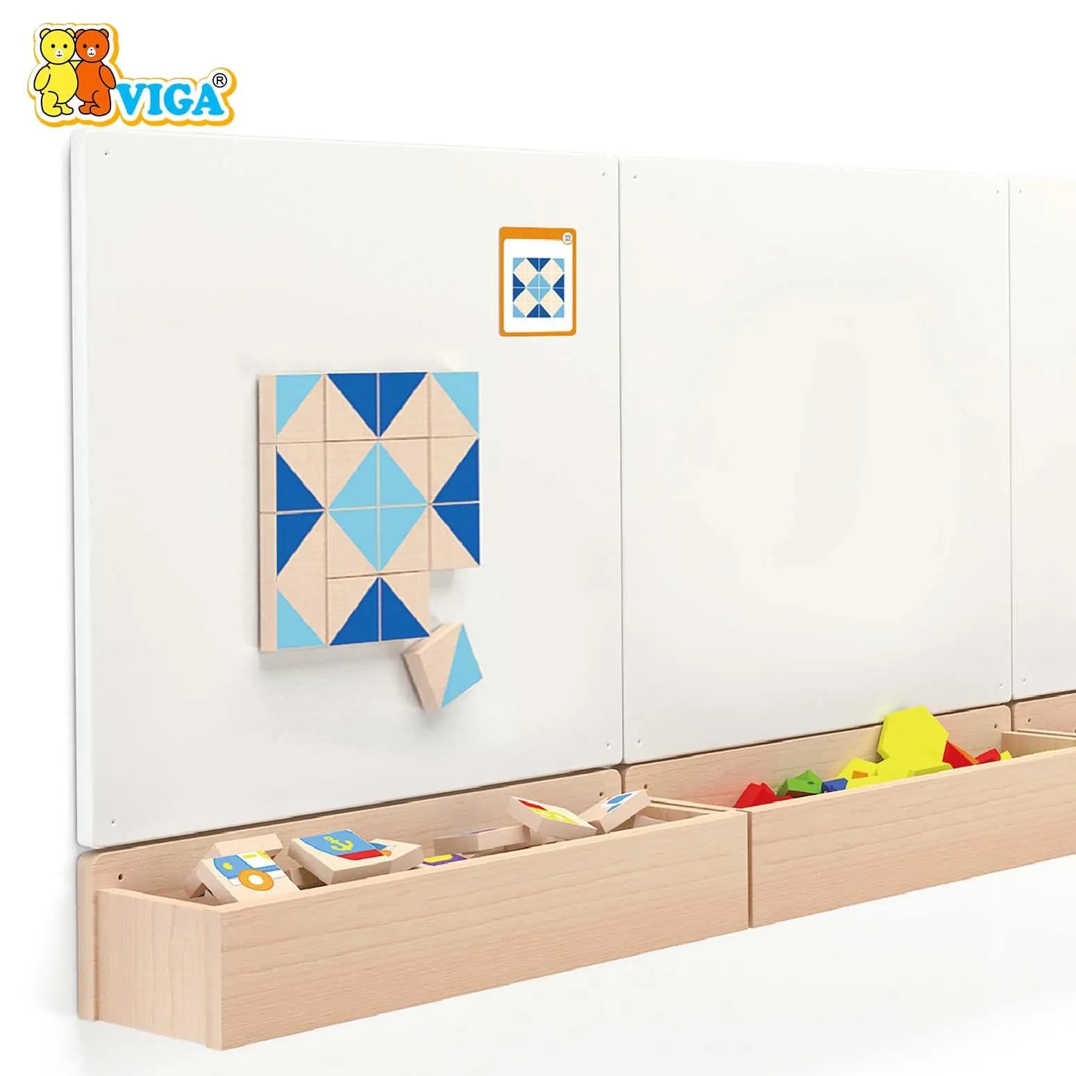 Magnetic Visual Block - 40pcs Set