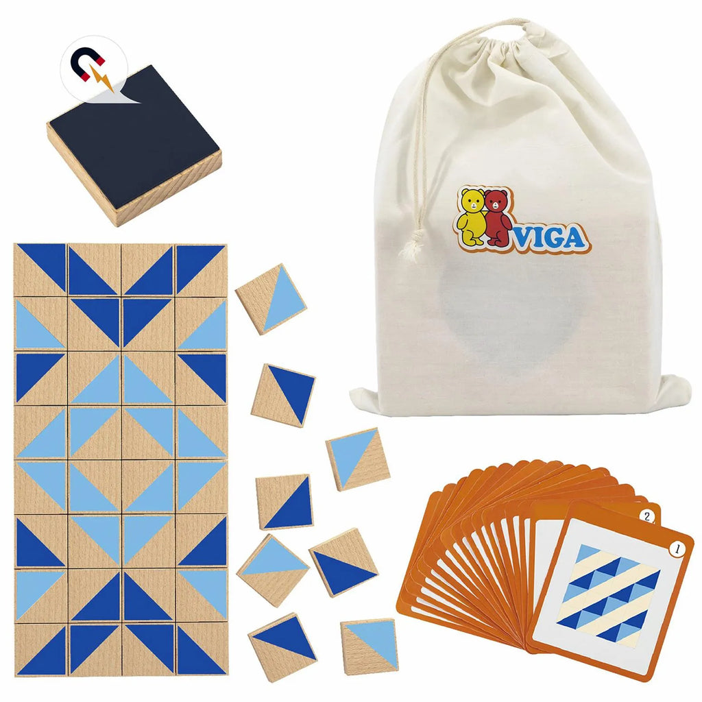 Magnetic Visual Block - 40pcs Set