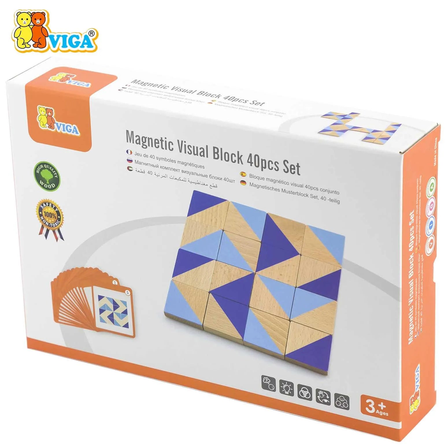 Magnetic Visual Block - 40pcs Set