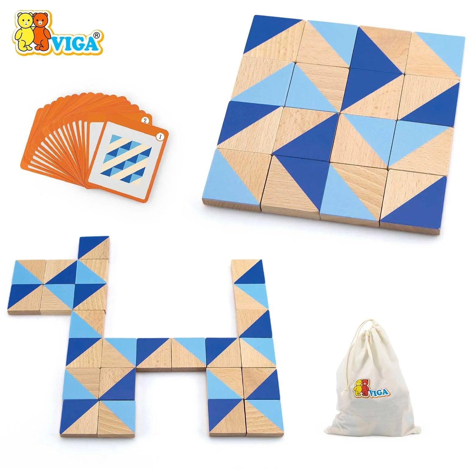 Magnetic Visual Block - 40pcs Set
