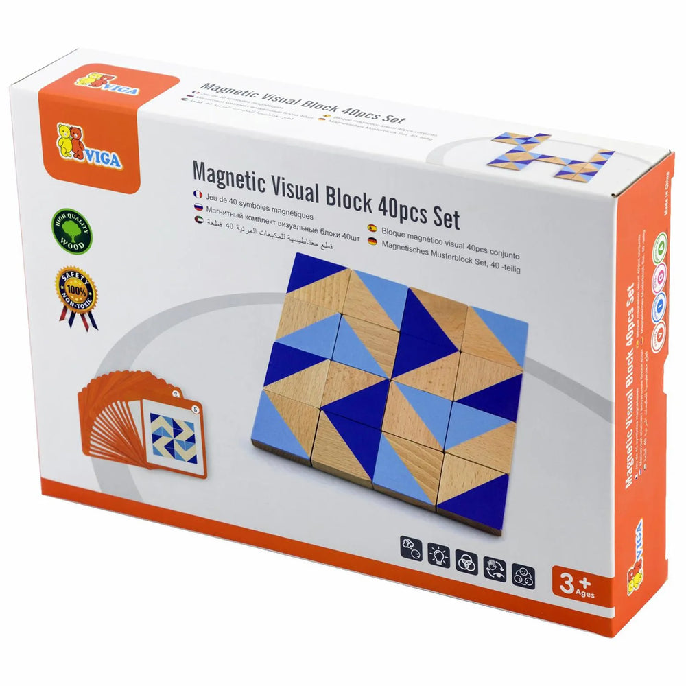 Magnetic Visual Block - 40pcs Set