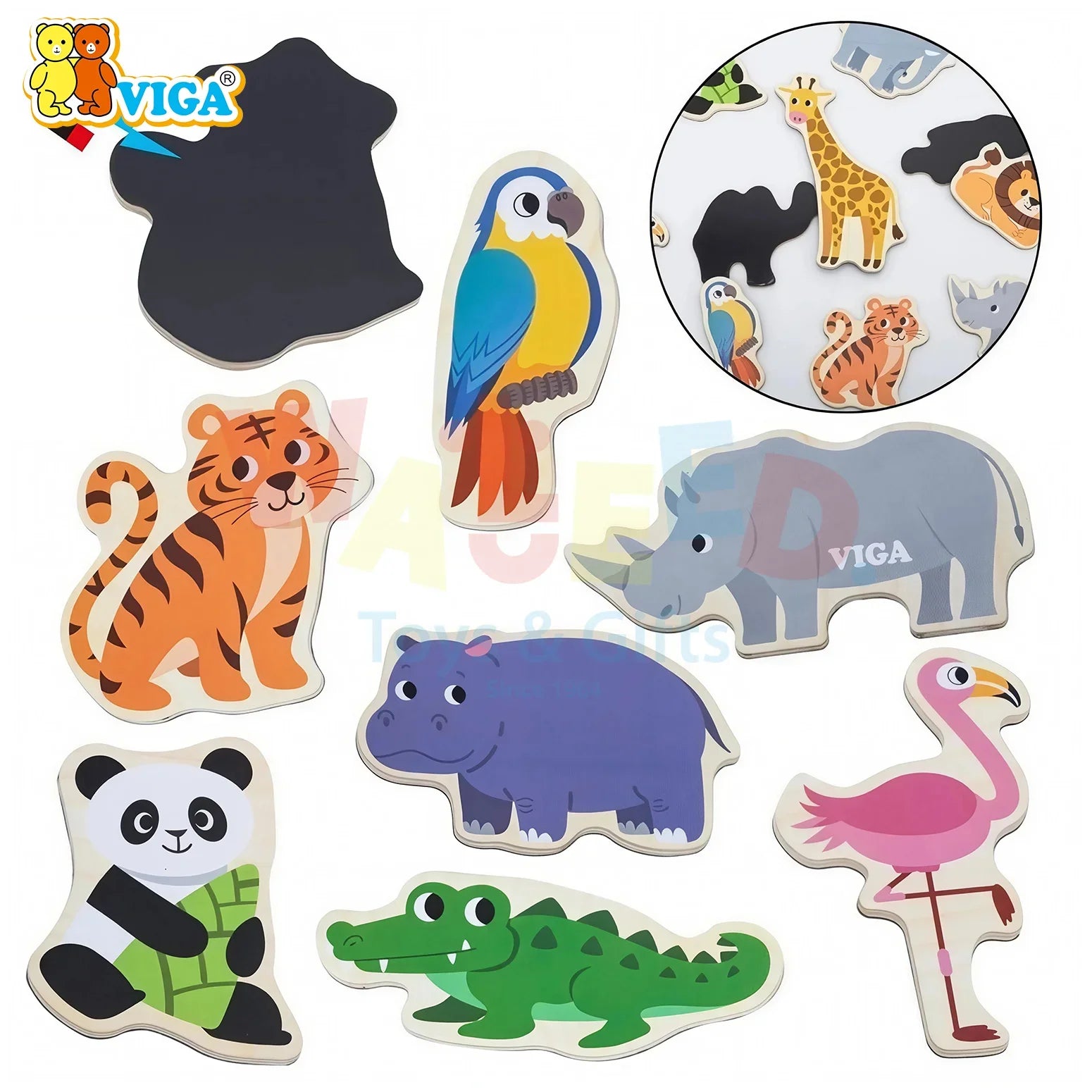 Magnetic Wild Animals (20 pcs)