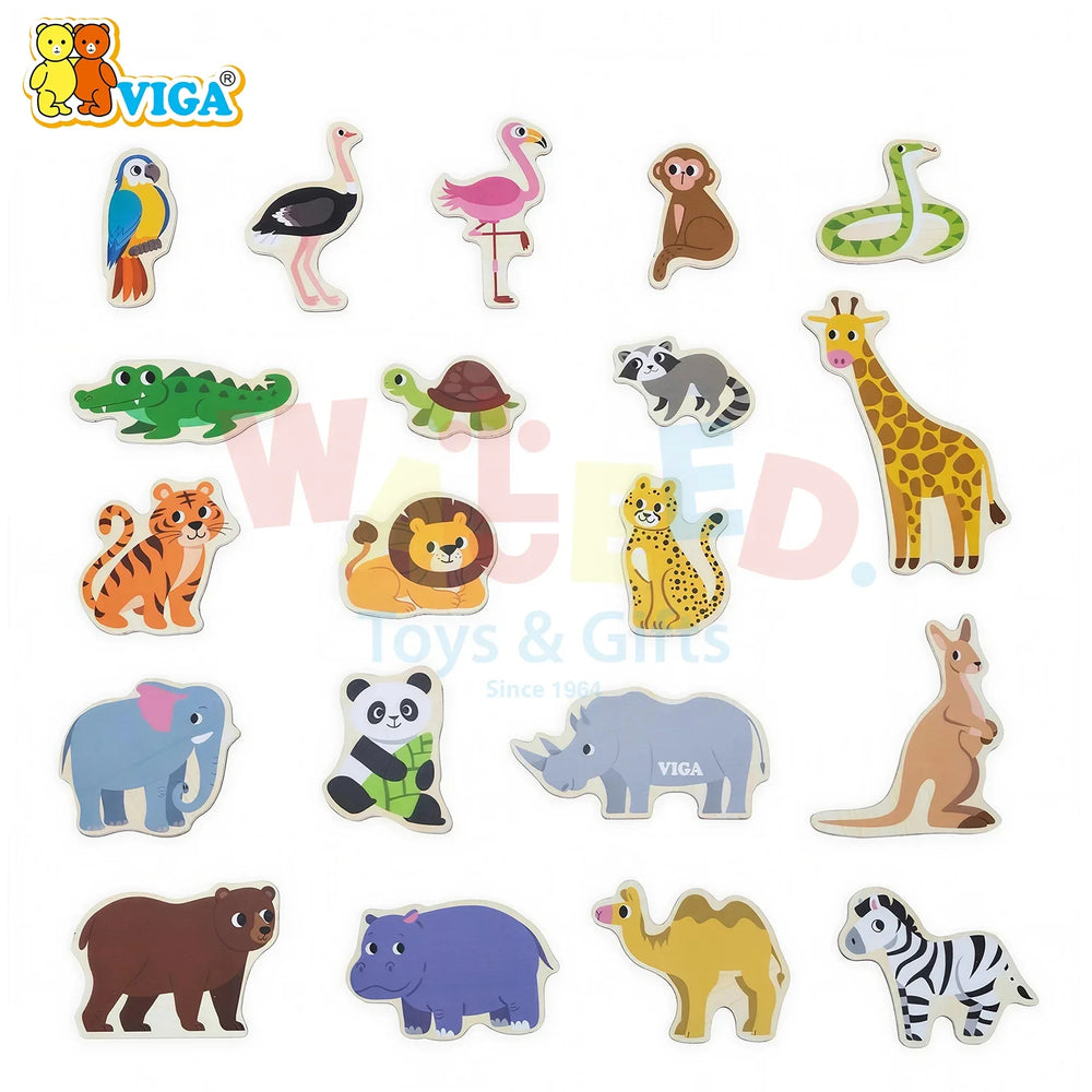 Magnetic Wild Animals (20 pcs)