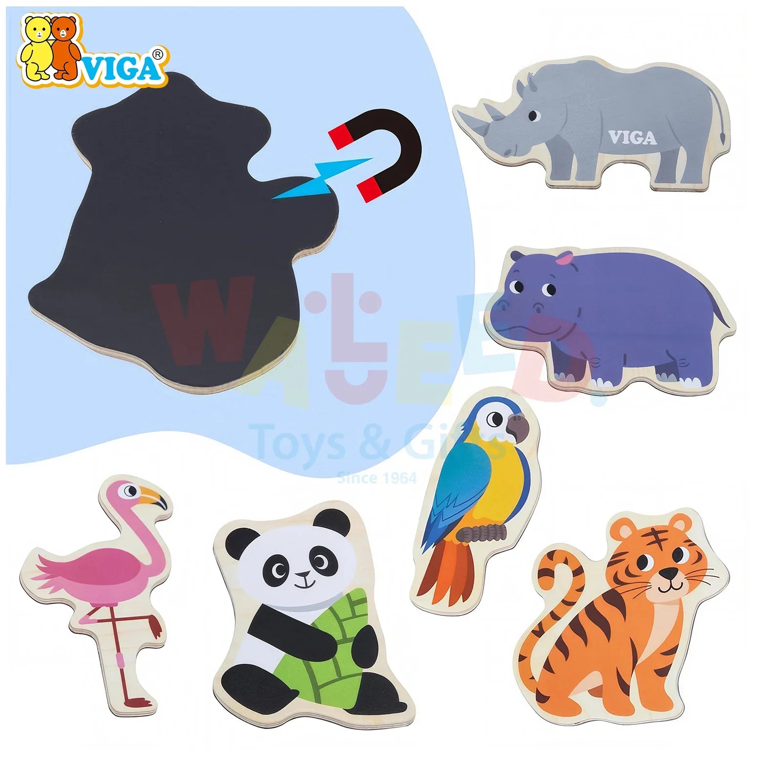 Magnetic Wild Animals (20 pcs)