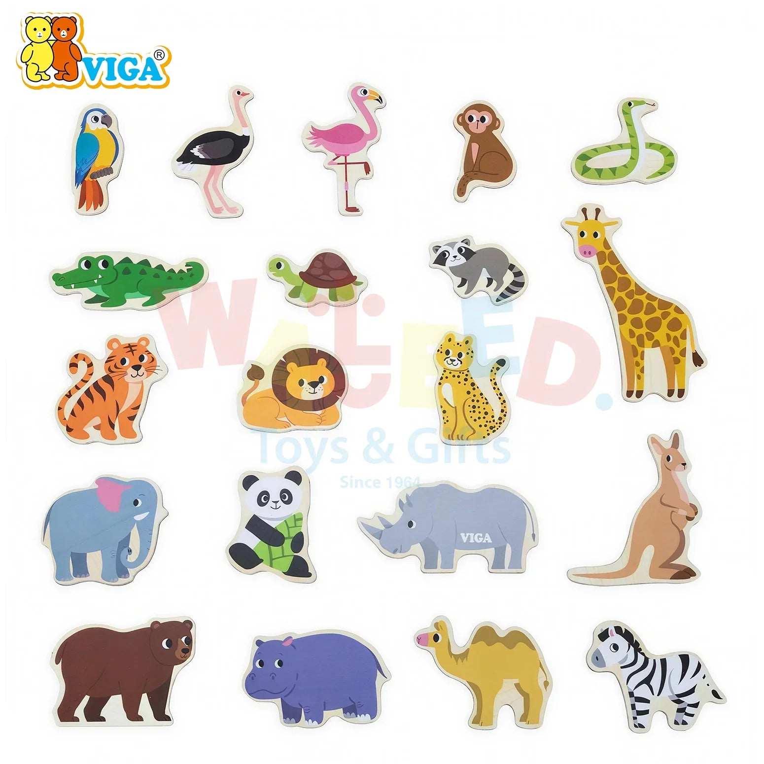 Magnetic Wild Animals (20 pcs)