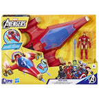 Marvel Avengers Iron Man Repulsor Blast Battle Jet with Figure