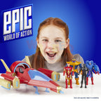 Marvel Avengers Iron Man Repulsor Blast Battle Jet with Figure