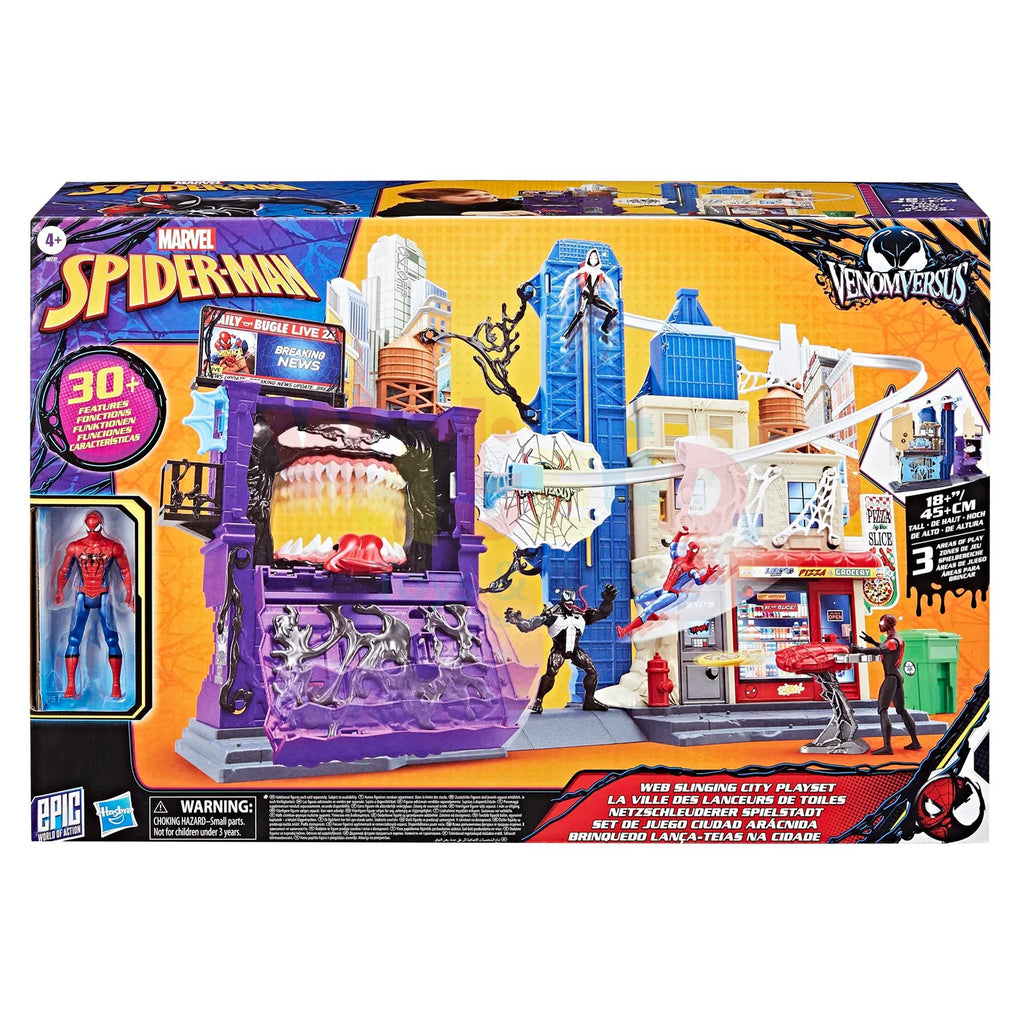 Marvel Spider-Man Web Slinging City Playset