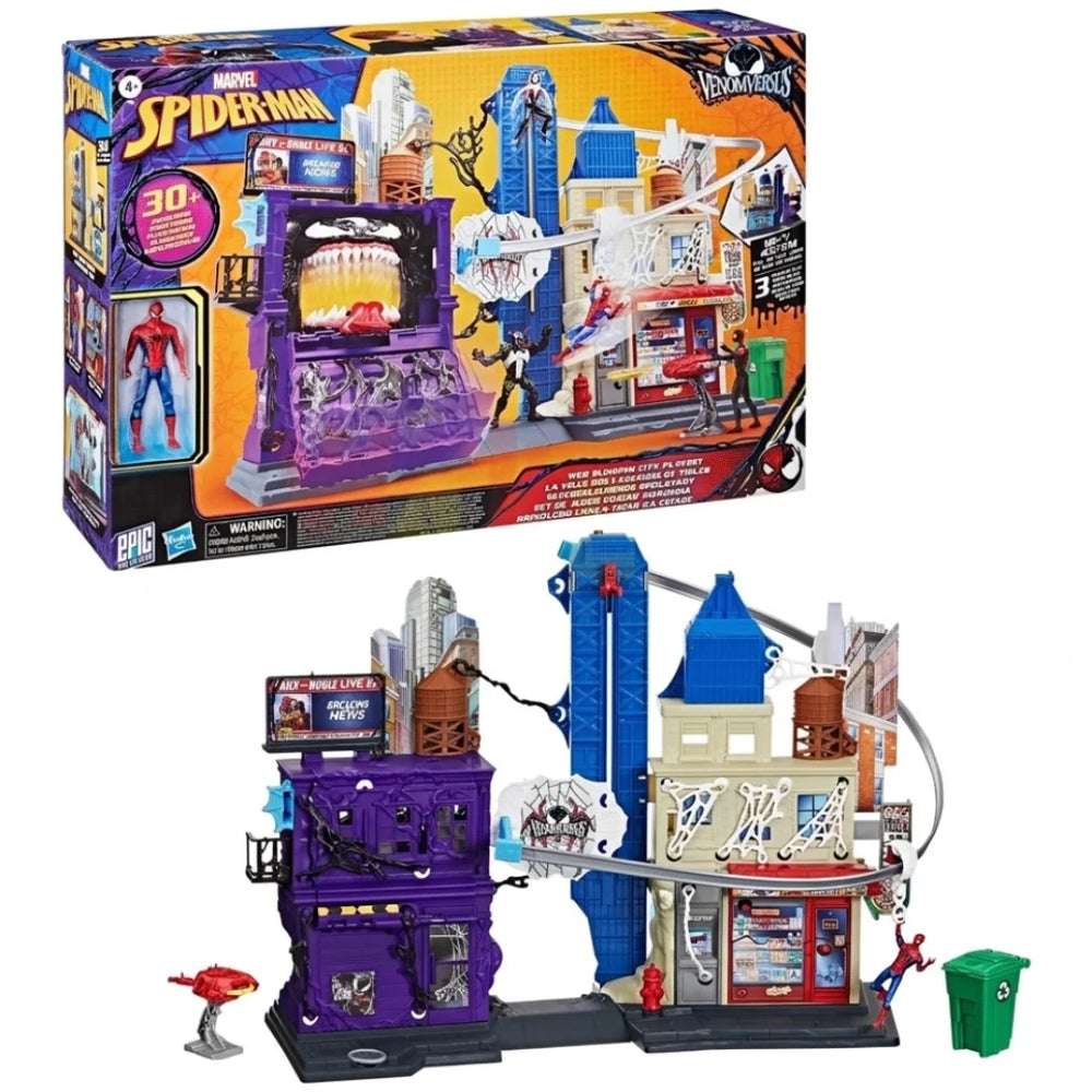 Marvel Spider-Man Web Slinging City Playset